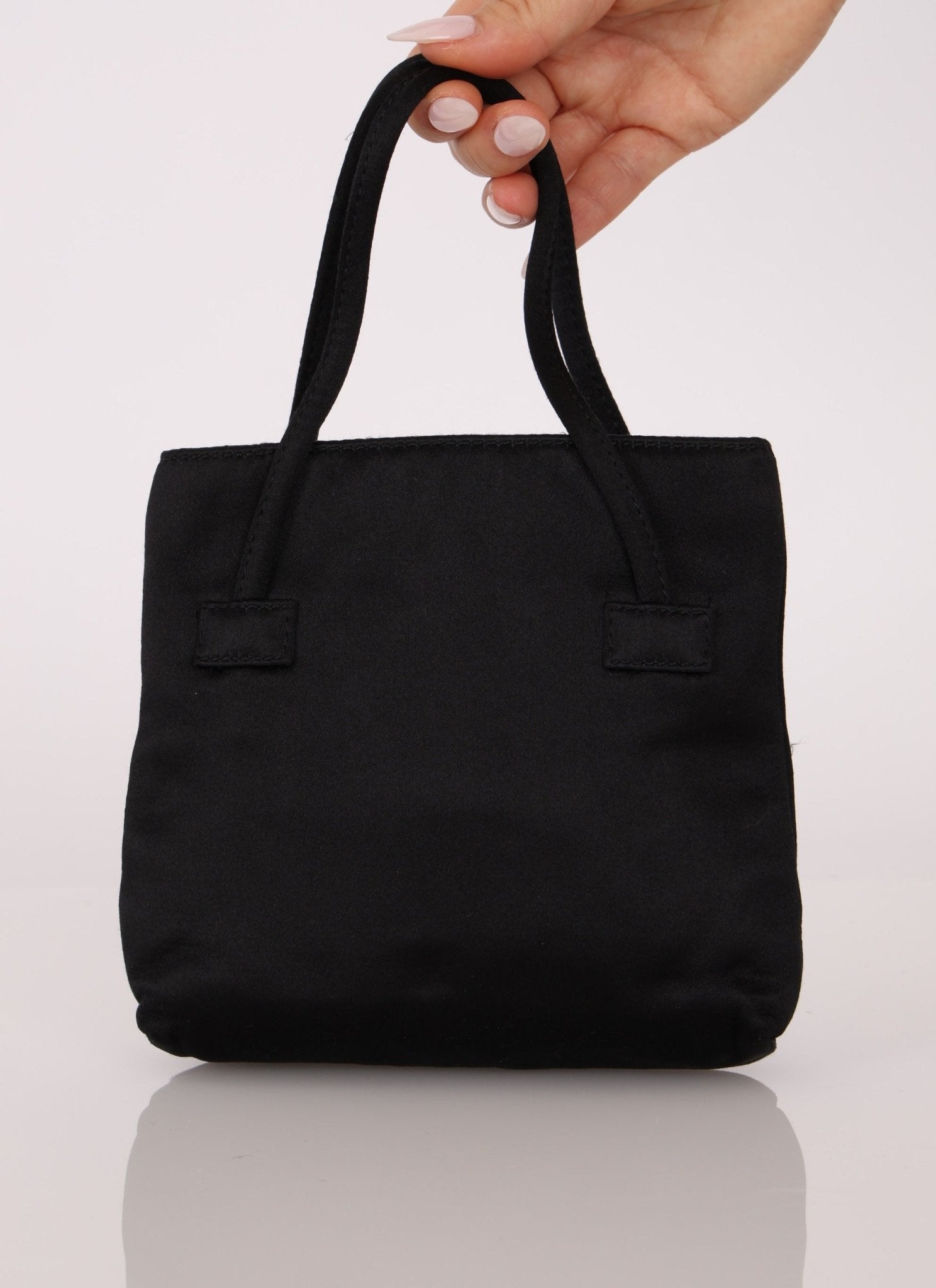 Rare Gucci Satin Mother of Pearl Mini Tote - FashioNica