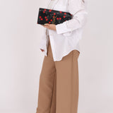 Saint Laurent Calfskin Cherry Clutch - FashioNica