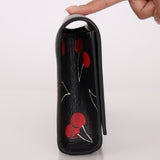 Saint Laurent Calfskin Cherry Clutch - FashioNica