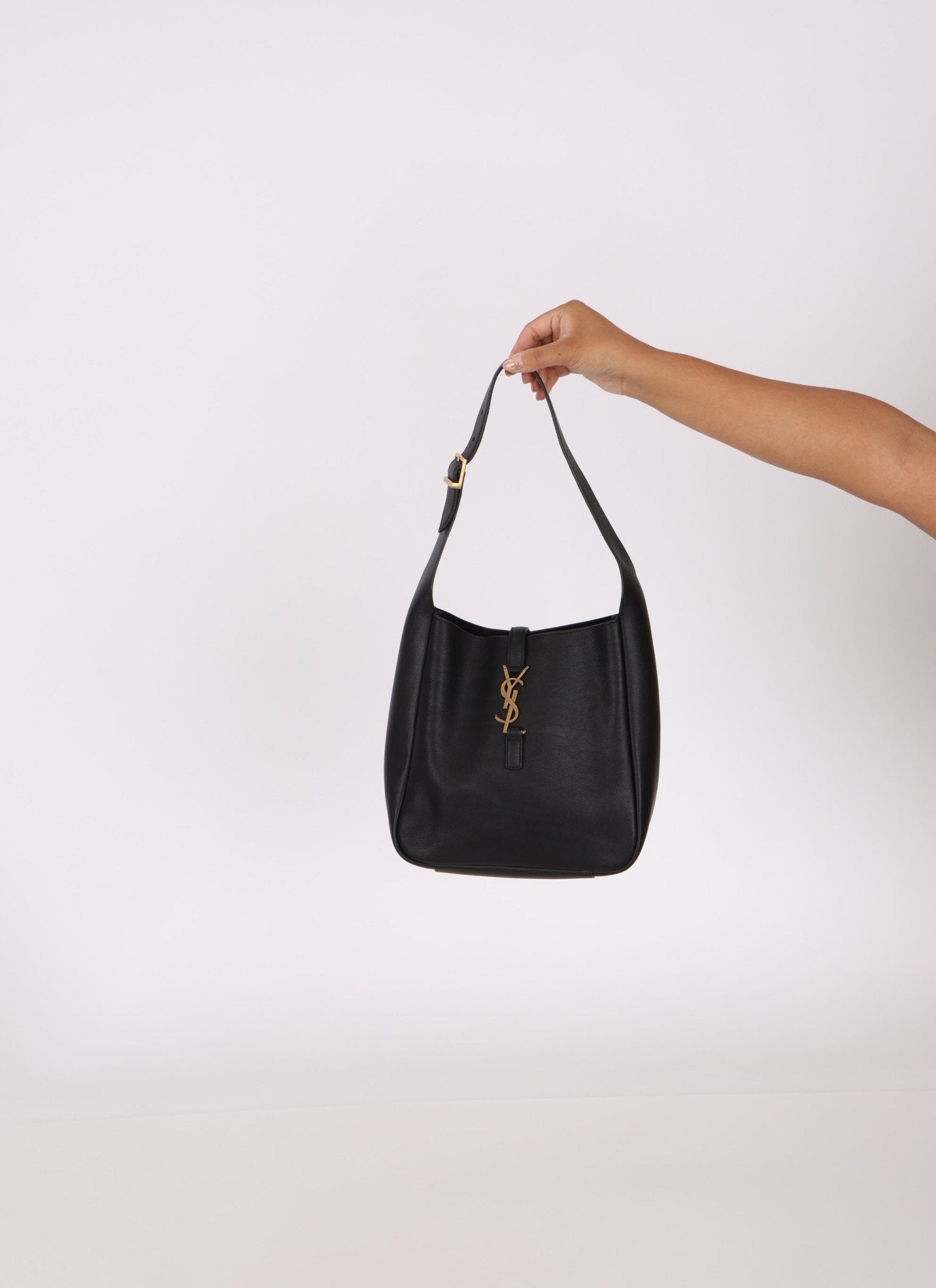 Saint Laurent Calfskin Le 5 À 7 Small Hobo - FashioNica