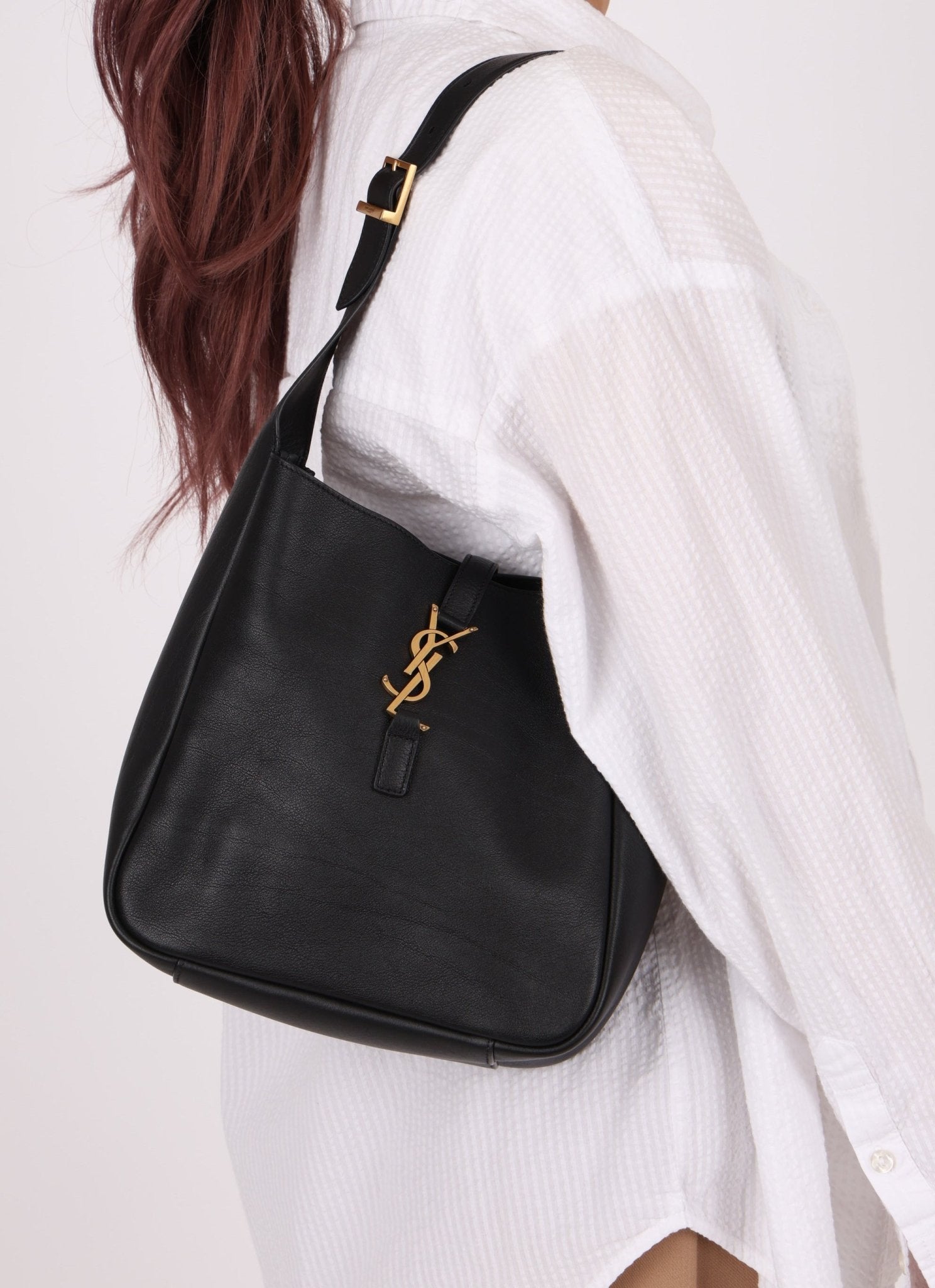 Saint Laurent Calfskin Le 5 À 7 Small Hobo - FashioNica