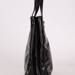 Saint Laurent Patent Mail Tote - FashioNica