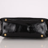 Saint Laurent Patent Mail Tote - FashioNica