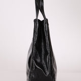 Saint Laurent Patent Mail Tote - FashioNica