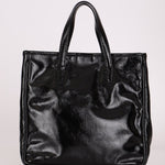Saint Laurent Patent Mail Tote - FashioNica