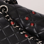 Ultra - Rare Chanel 2011 Lambskin Ladybug Medium Classic Flap Bag - FashioNica