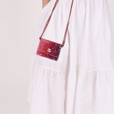 Ultra - Rare Chanel 2020 Crystal Mini Ombre Flap Bag - FashioNica