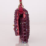 Ultra - Rare Chanel 2020 Crystal Mini Ombre Flap Bag - FashioNica