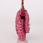 Ultra - Rare Chanel 2020 Crystal Mini Ombre Flap Bag - FashioNica