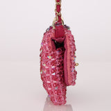 Ultra - Rare Chanel 2020 Crystal Mini Ombre Flap Bag - FashioNica