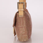 Ultra - Rare Fendi Zucca Metallic Crystal Baguette - FashioNica