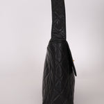 Vintage Chanel 1996 Caviar Turnlock Shoulder Bag - FashioNica