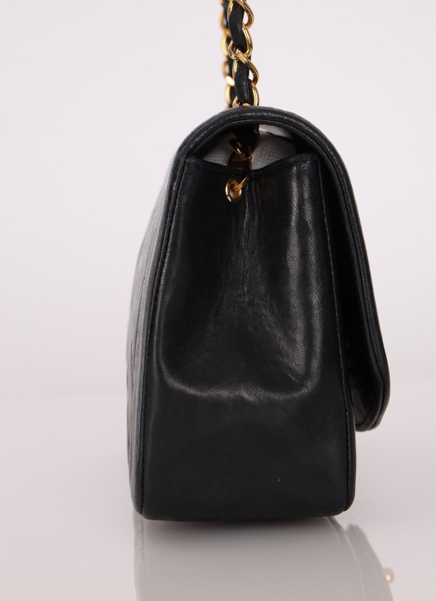 Vintage Chanel Lambskin Small Diana - FashioNica
