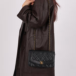 Vintage Chanel Lambskin Small Diana - FashioNica
