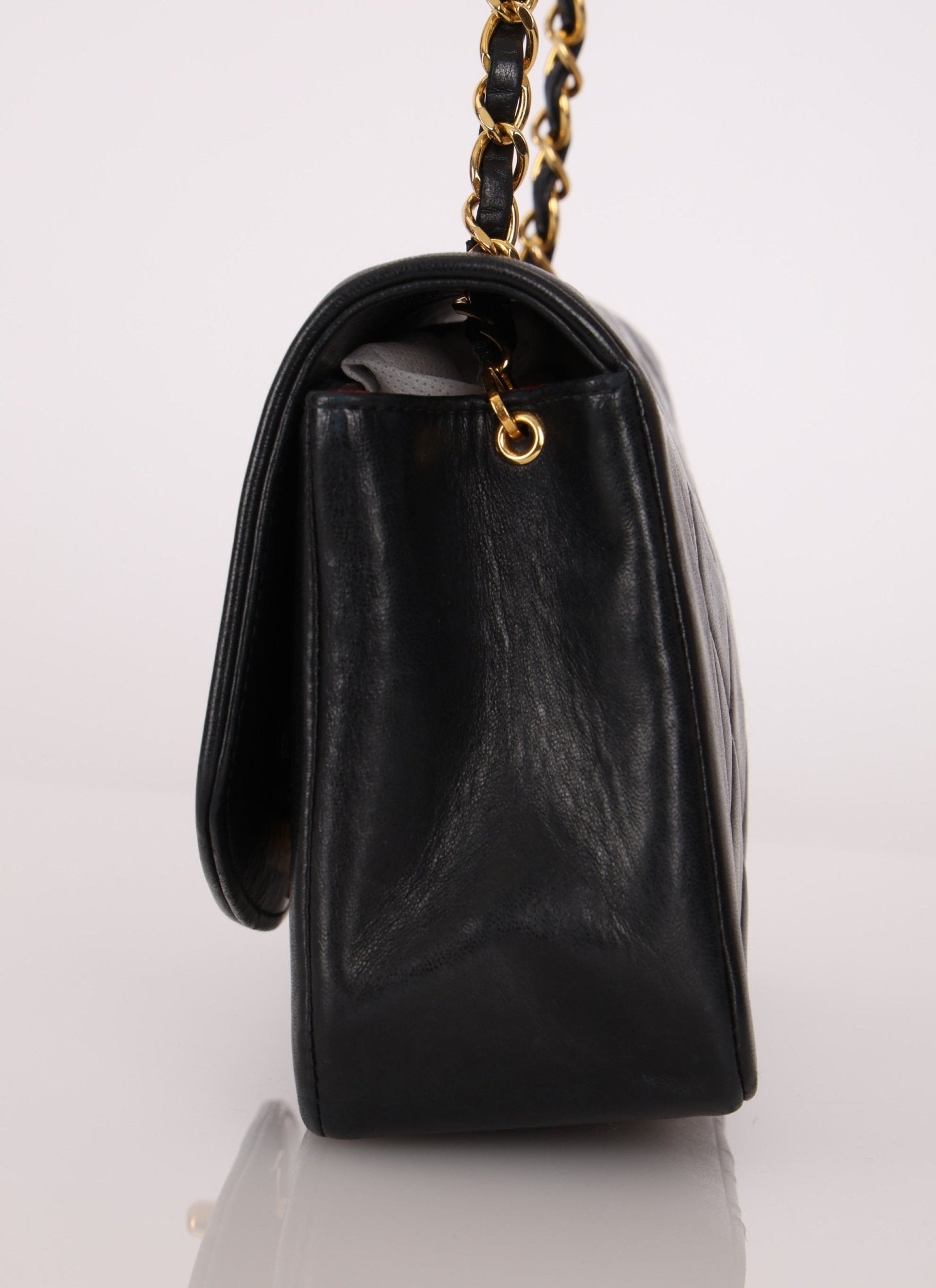 Vintage Chanel Lambskin Small Diana - FashioNica