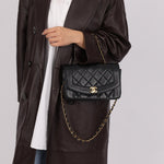 Vintage Chanel Lambskin Small Diana - FashioNica