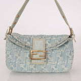 Vintage Fendi Denim Baguette - FashioNica