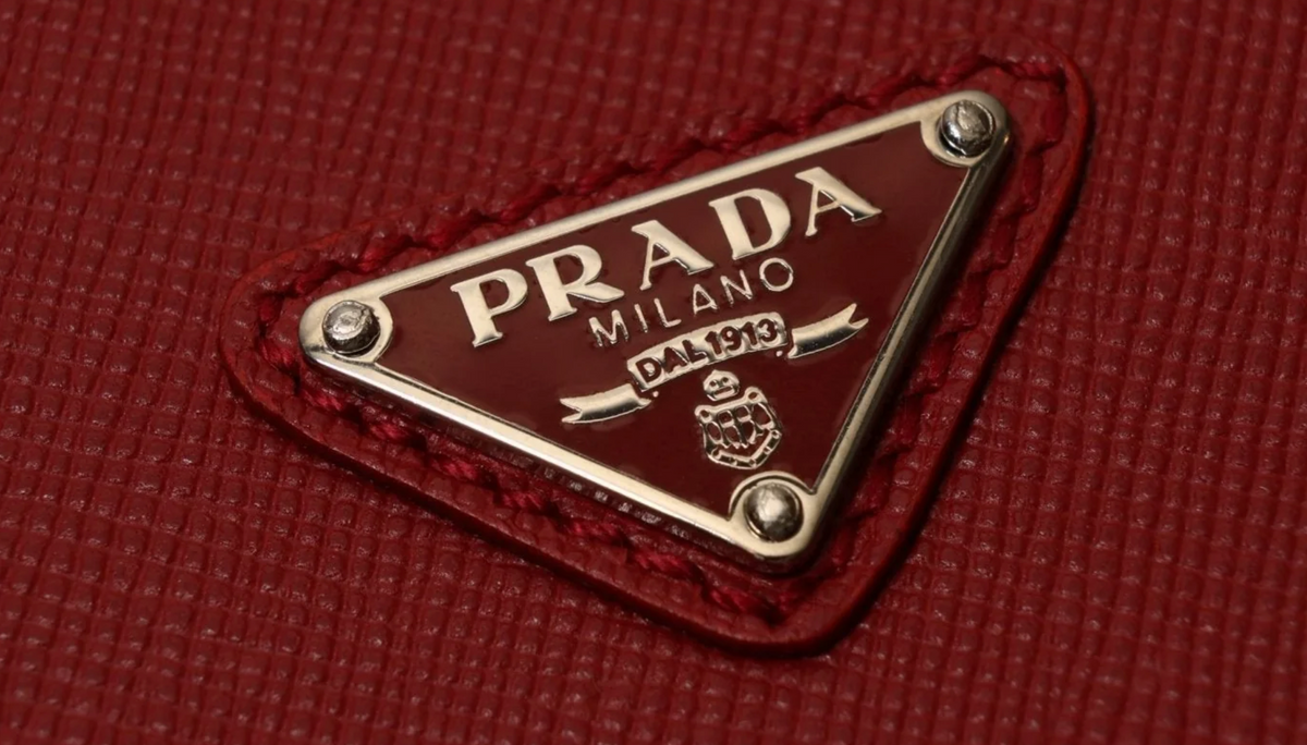 Check the Prada Logo Carefully