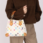 Louis Vuitton x Takashi Murakami Multicolor Monogram Audra Top Handle Tote