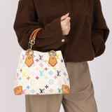 Louis Vuitton x Takashi Murakami Multicolor Monogram Audra Top Handle Tote