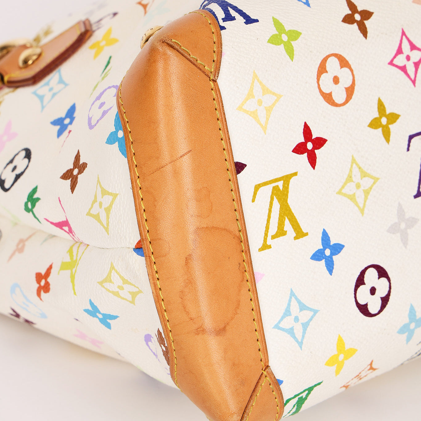 Louis Vuitton x Takashi Murakami Multicolor Monogram Audra Top Handle Tote