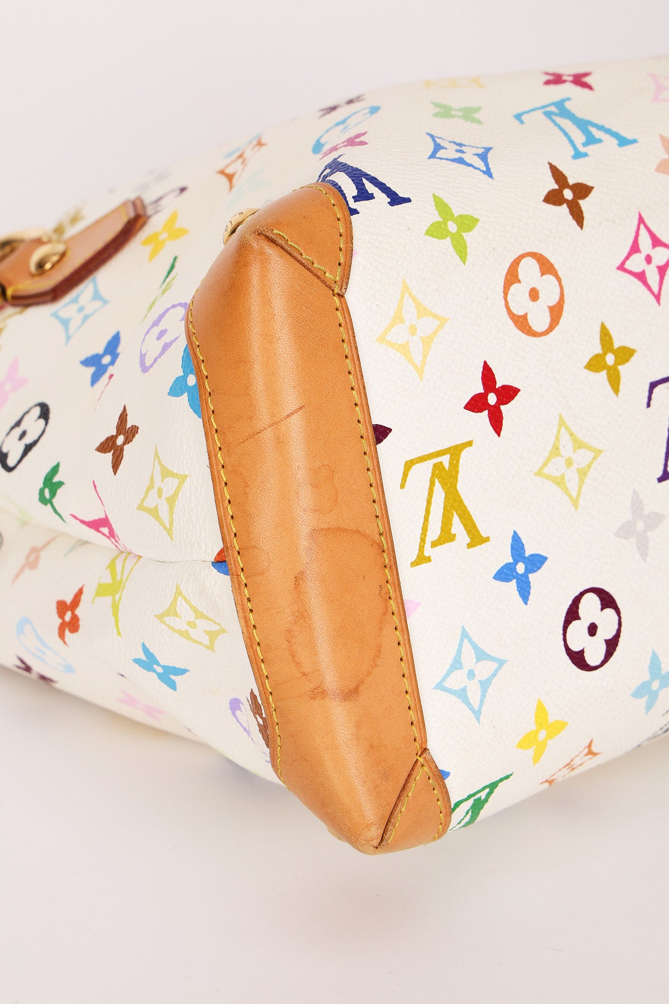 Louis Vuitton x Takashi Murakami Multicolor Monogram Audra Top Handle Tote