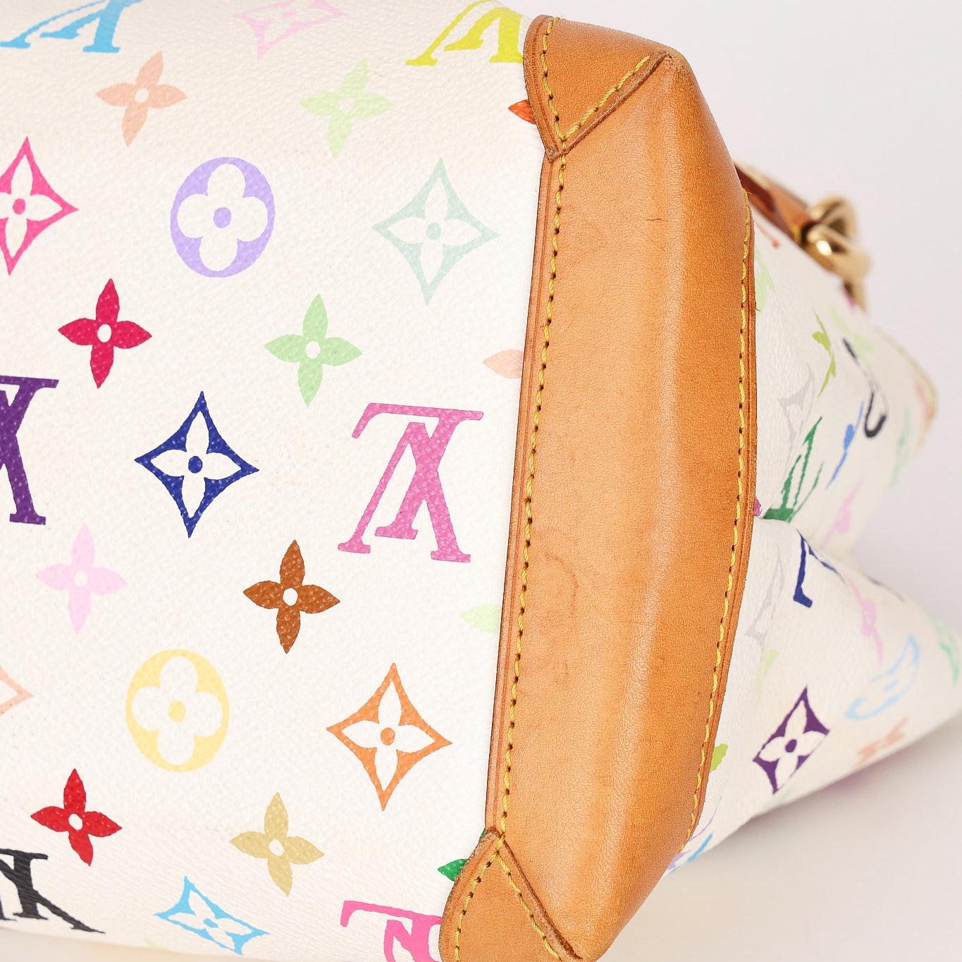 Louis Vuitton x Takashi Murakami Multicolor Monogram Audra Top Handle Tote