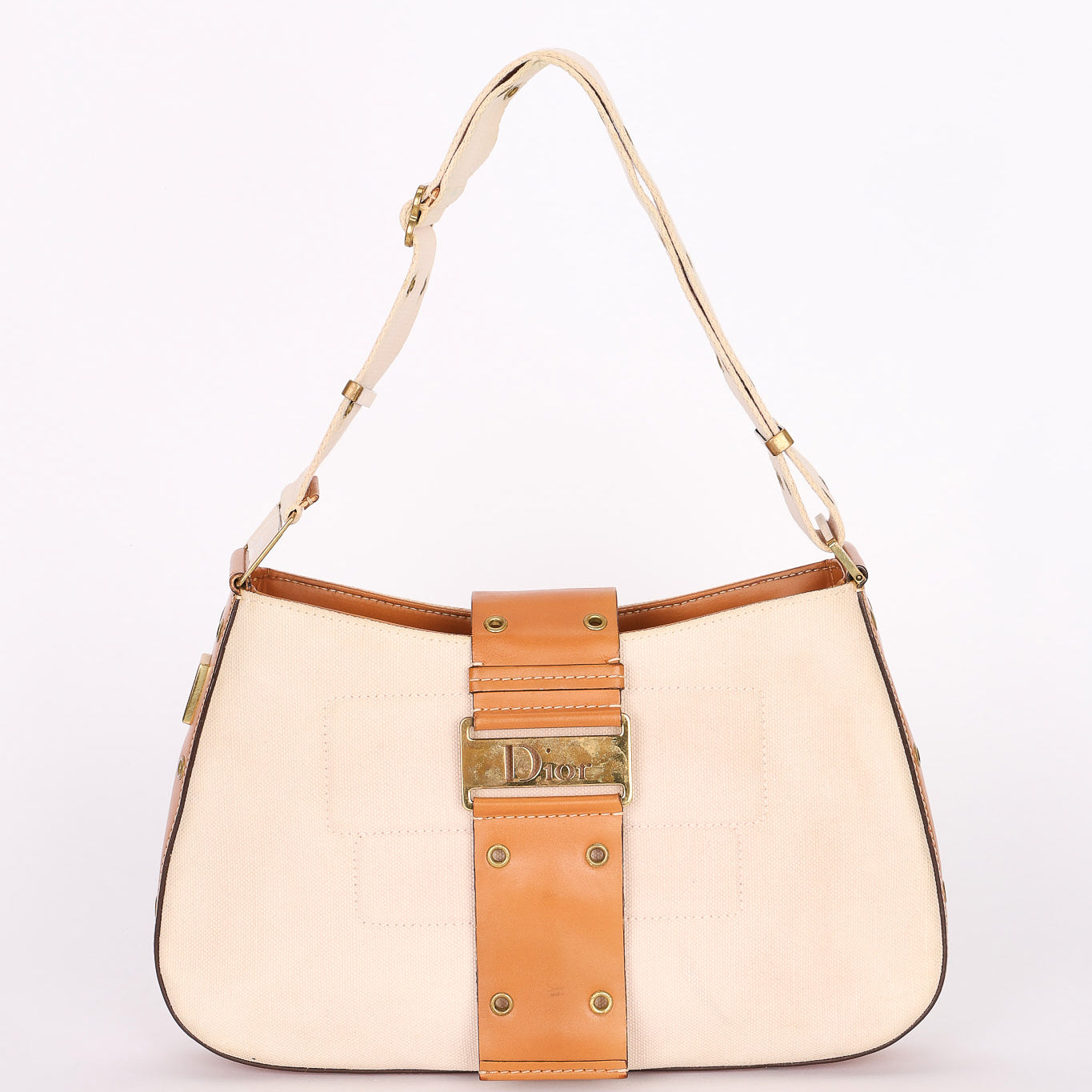 Dior Grommet Shoulder Bag