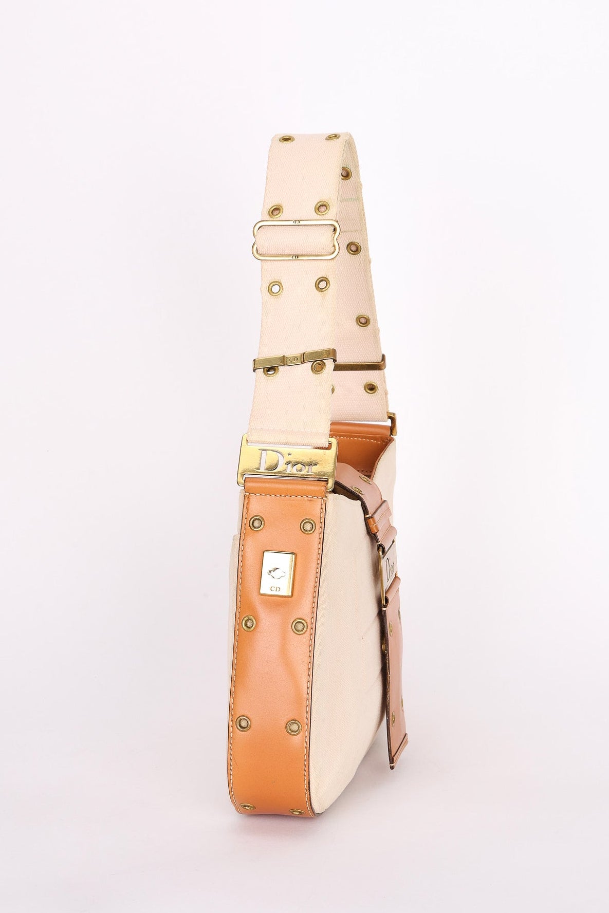 Dior Grommet Shoulder Bag