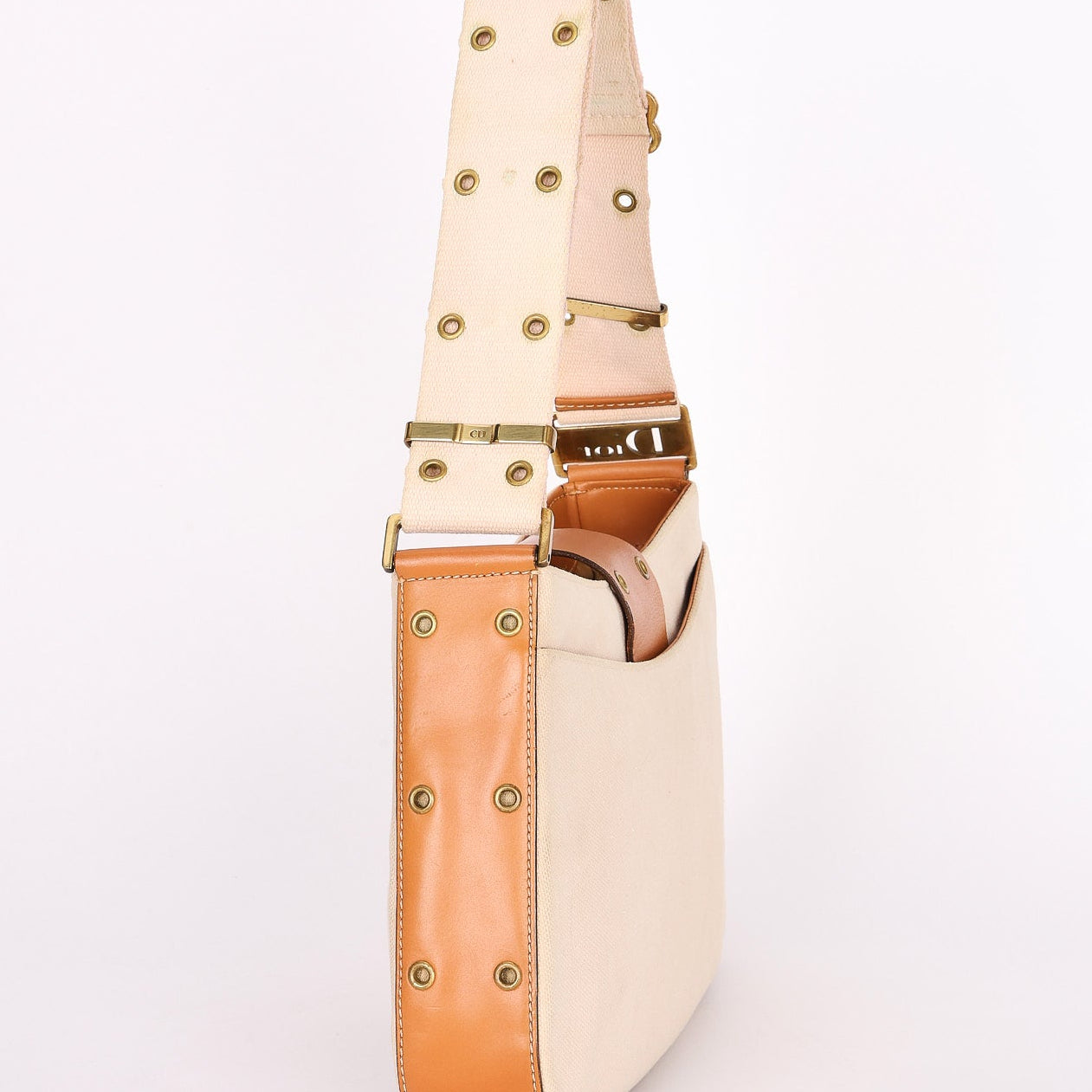 Dior Grommet Shoulder Bag