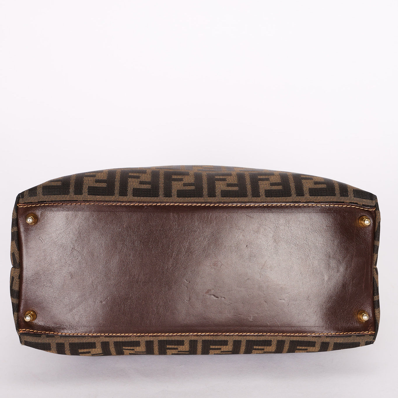 Fendi Zucca Twin Bowler Bag