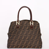 Fendi Zucca Twin Bowler Bag