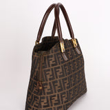 Fendi Zucca Twin Bowler Bag