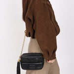 Chanel Camera Bag Black Lambskin 24K GP