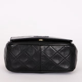 Chanel Camera Bag Black Lambskin 24K GP