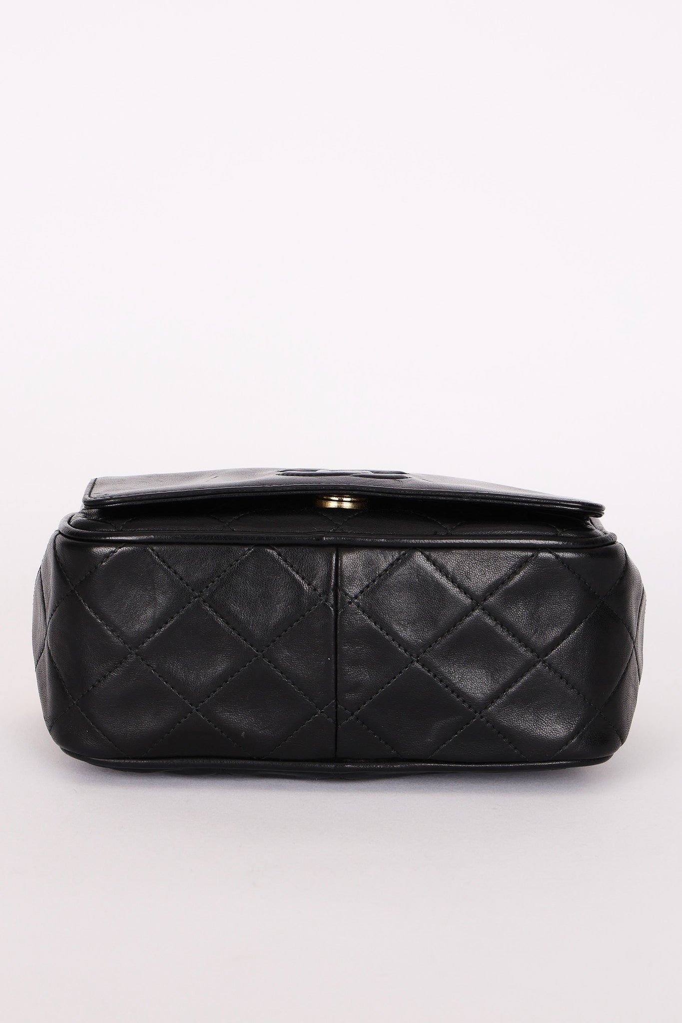 Chanel Camera Bag Black Lambskin 24K GP