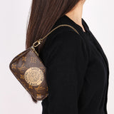 Louis Vuitton Monogram Trunks Mini Chain Pochette 2007