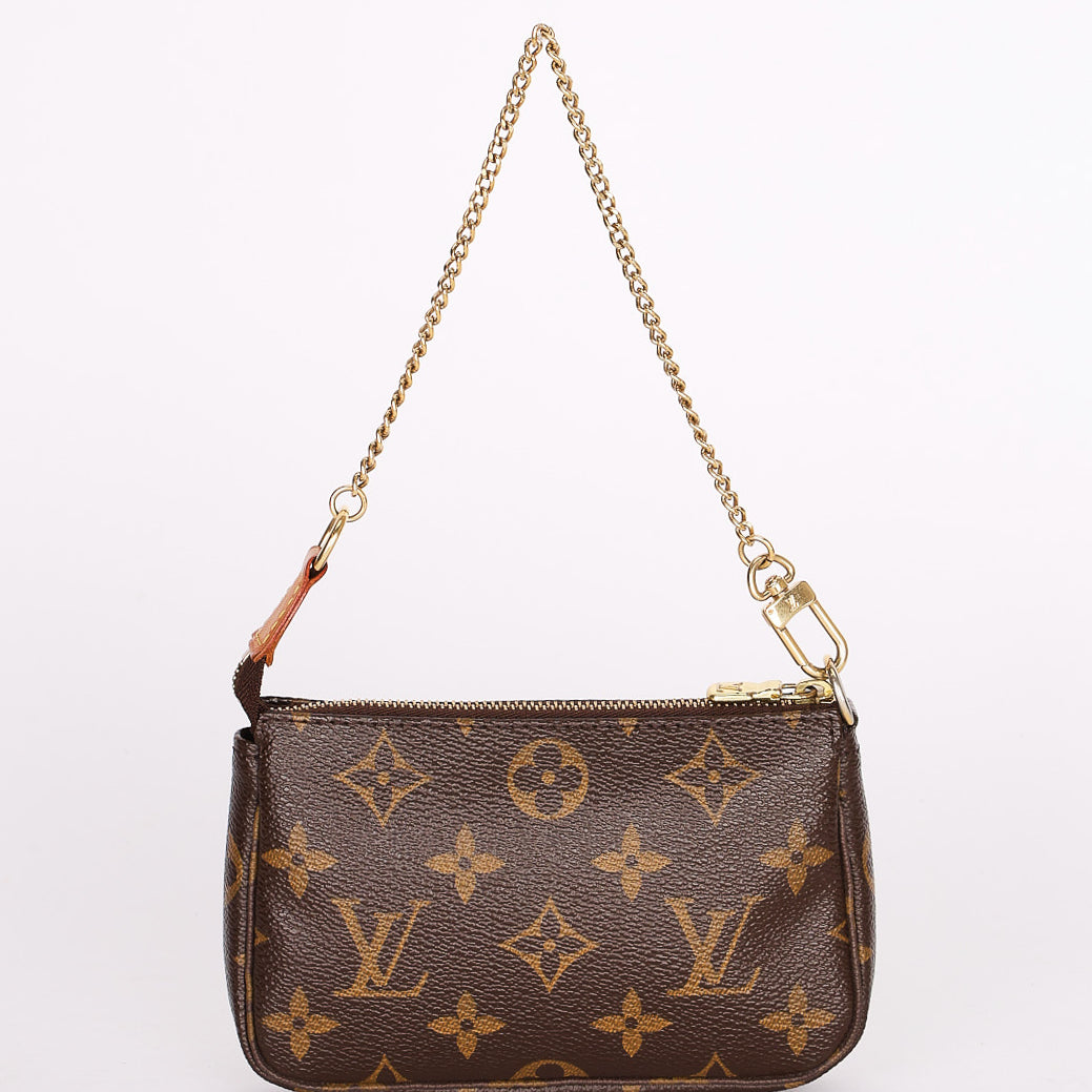 Louis Vuitton Monogram Trunks Mini Chain Pochette 2007
