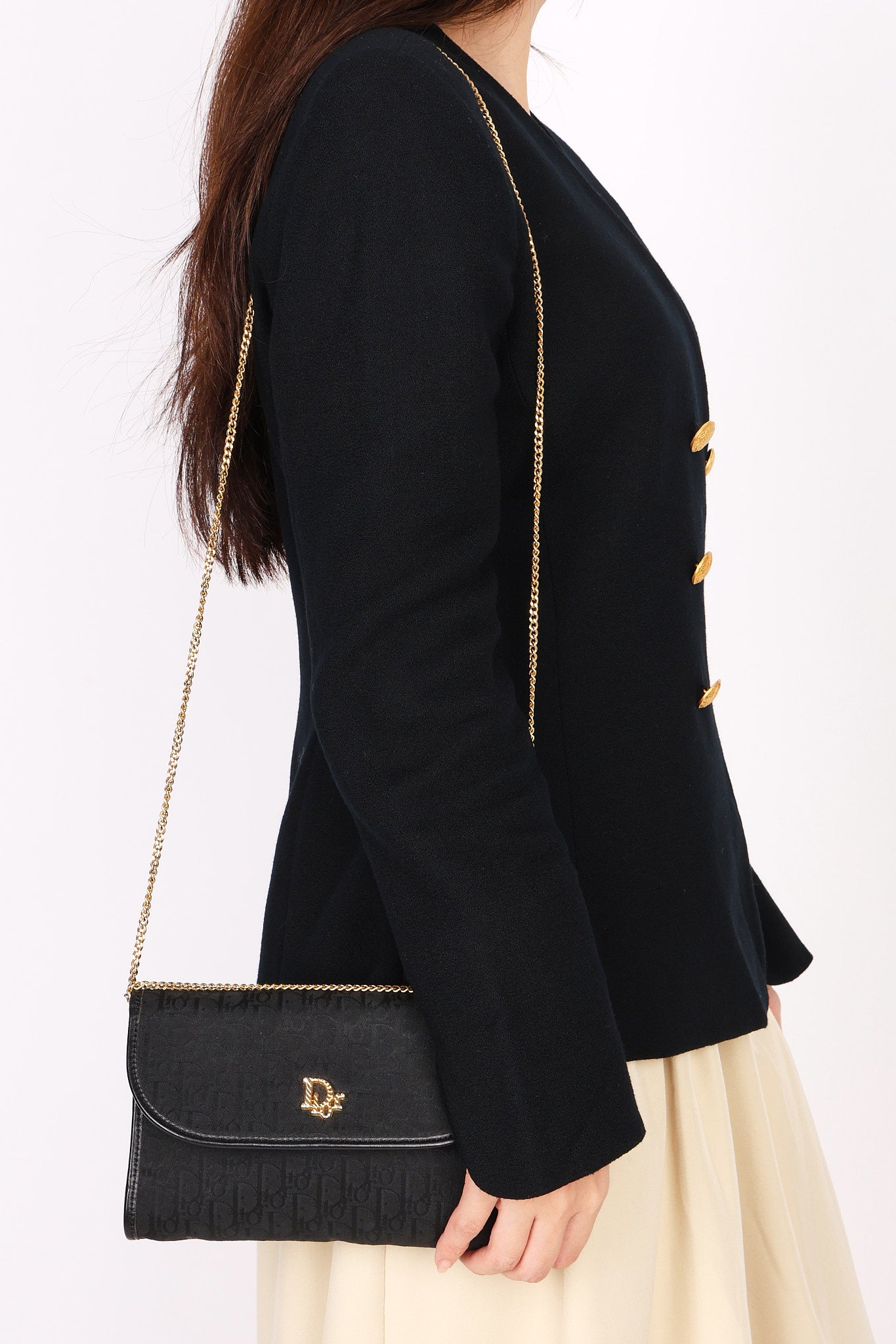Christian Dior Trotter Mini Chain Shoulder Bag