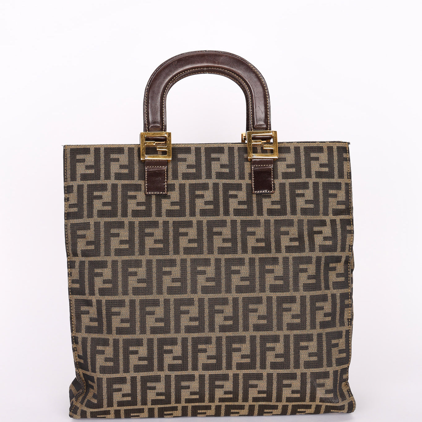Fendi Zucca Top Handle Tote