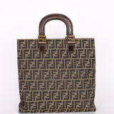 Fendi Zucca Top Handle Tote