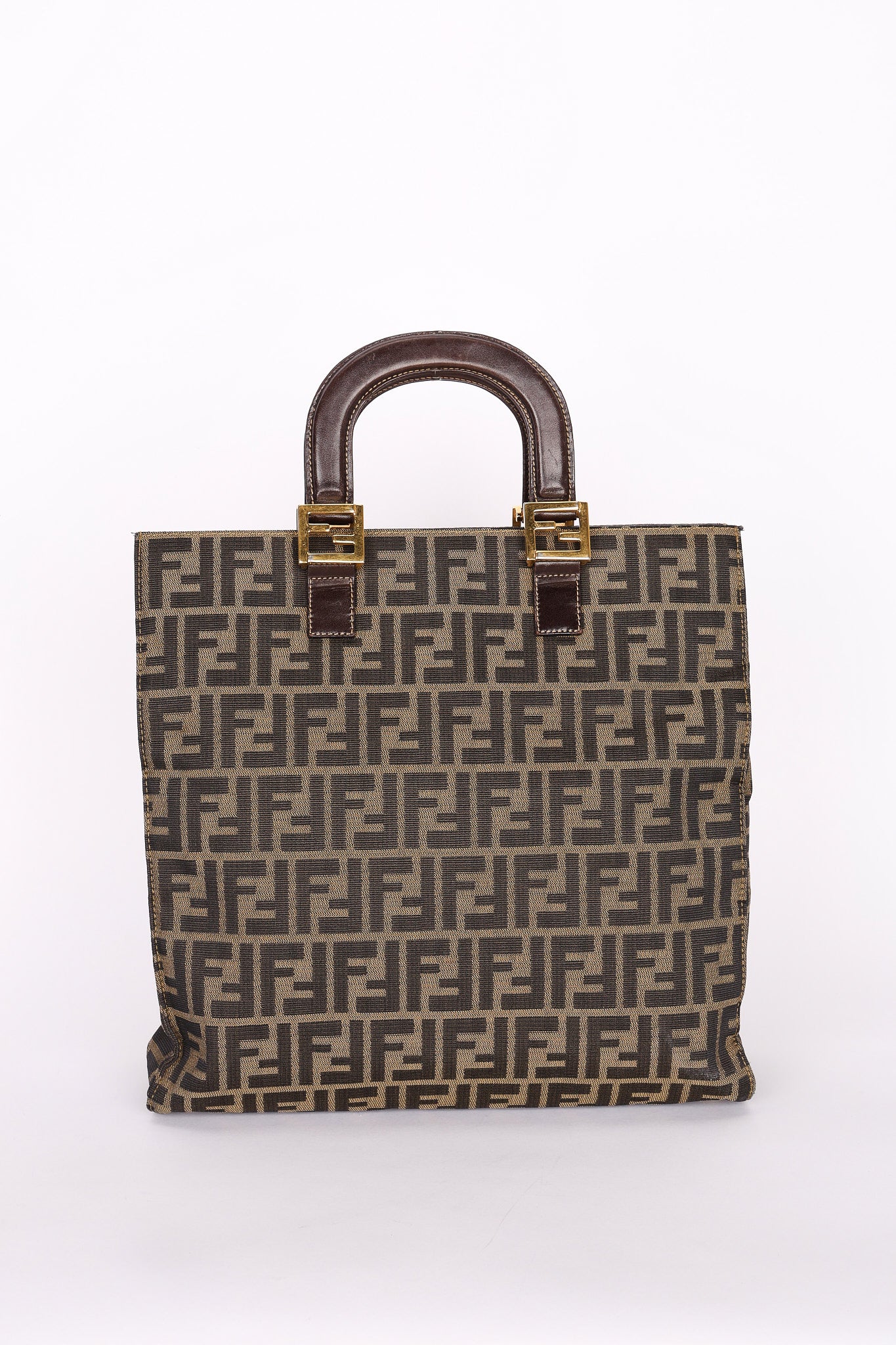 Fendi Zucca Top Handle Tote
