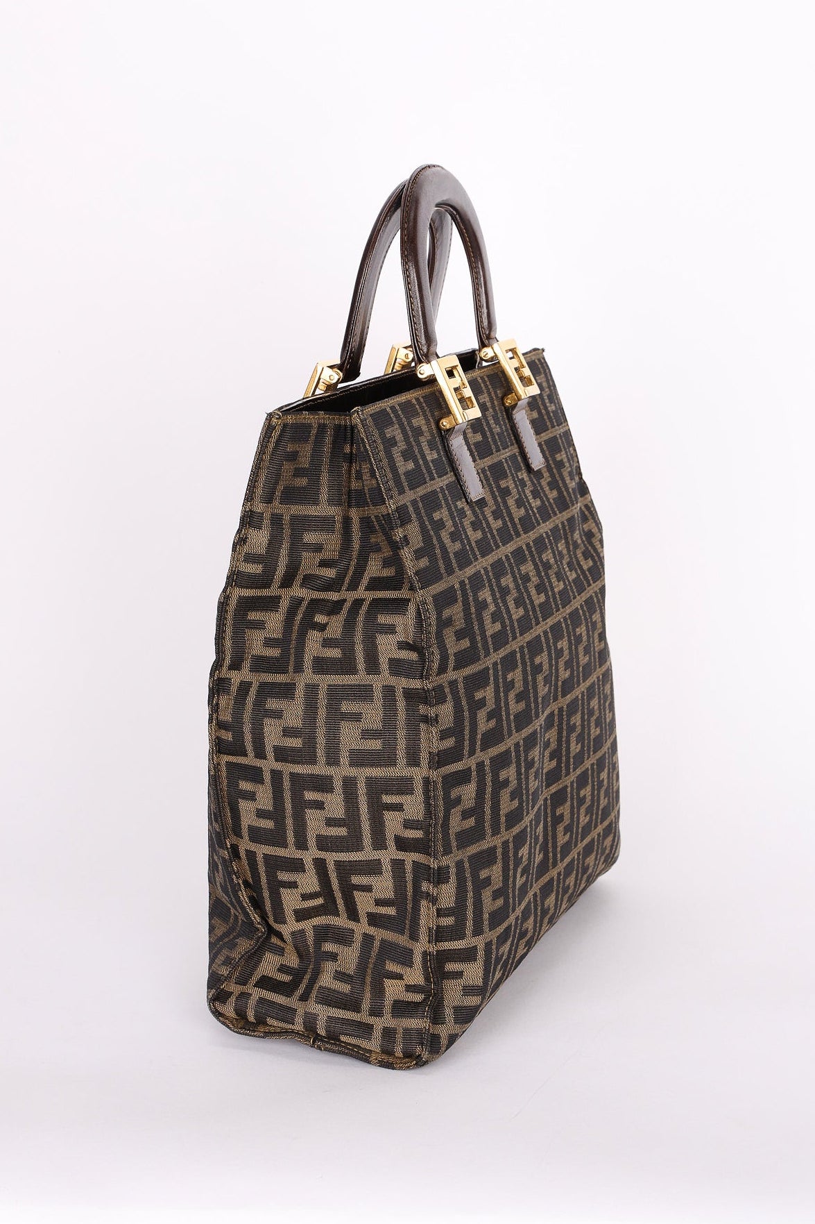 Fendi Zucca Top Handle Tote