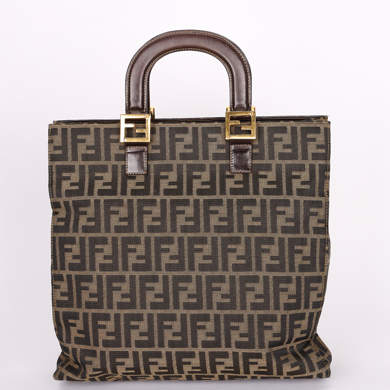 Fendi Zucca Top Handle Tote