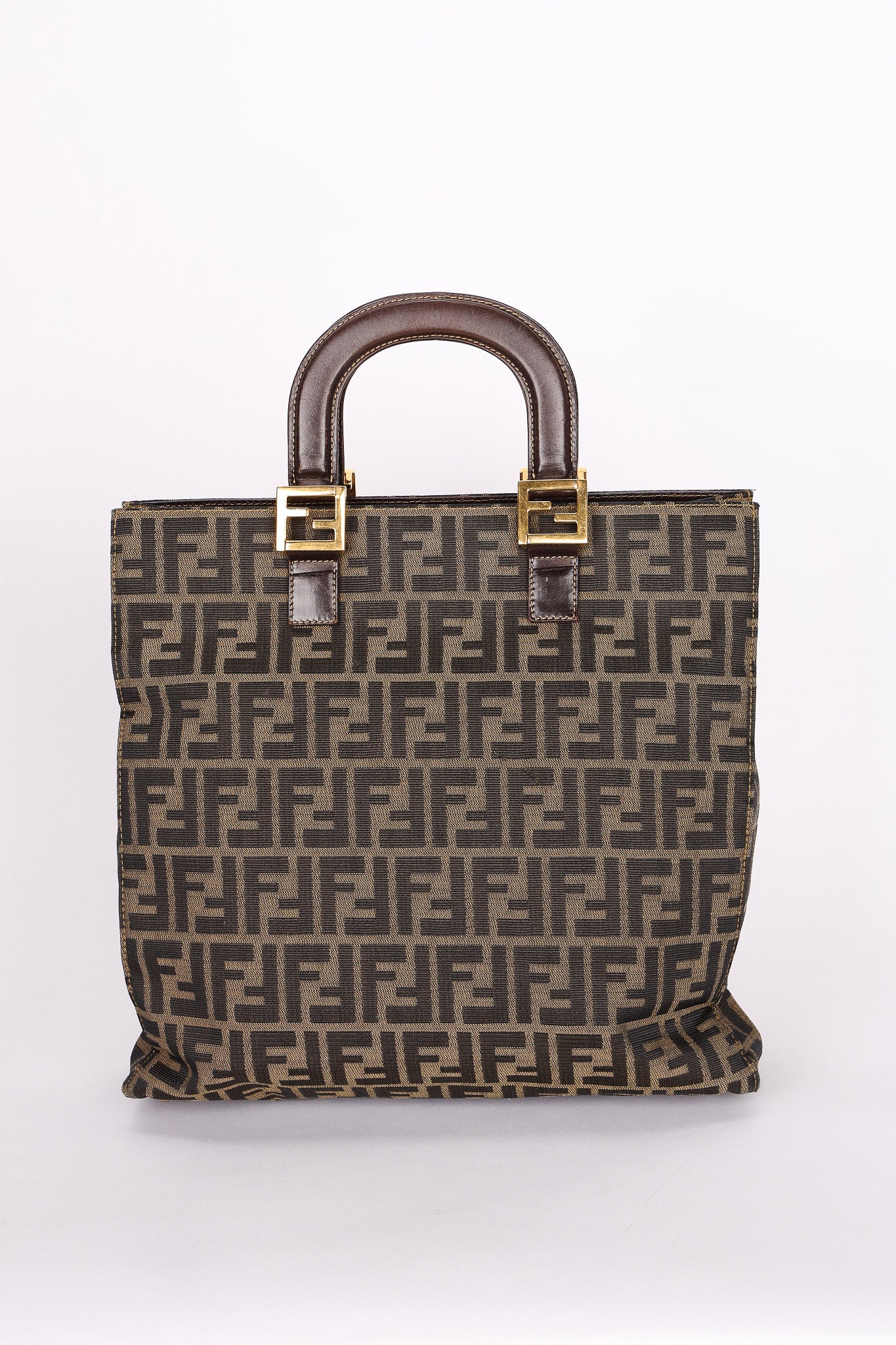 Fendi Zucca Top Handle Tote