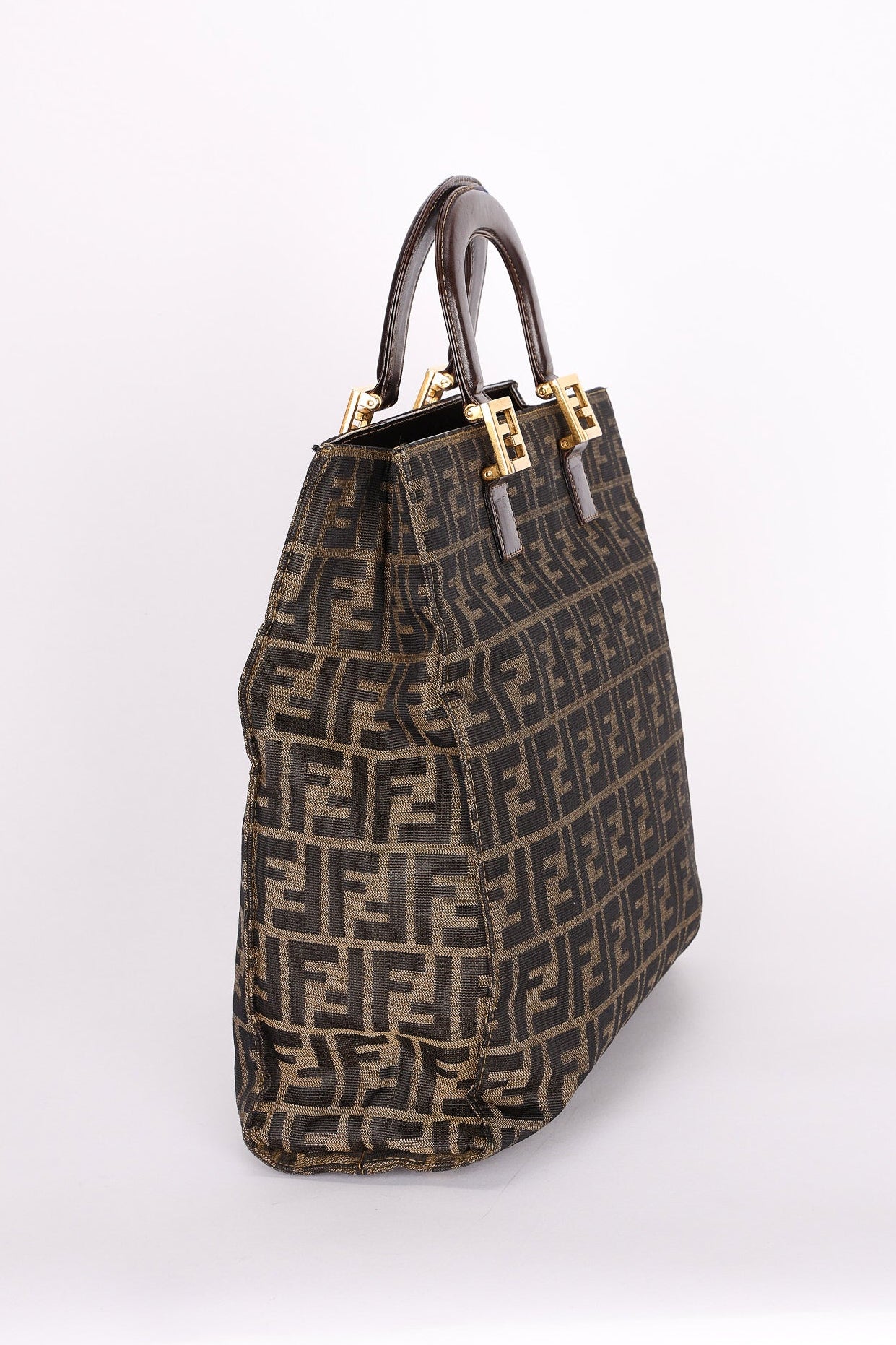 Fendi Zucca Top Handle Tote