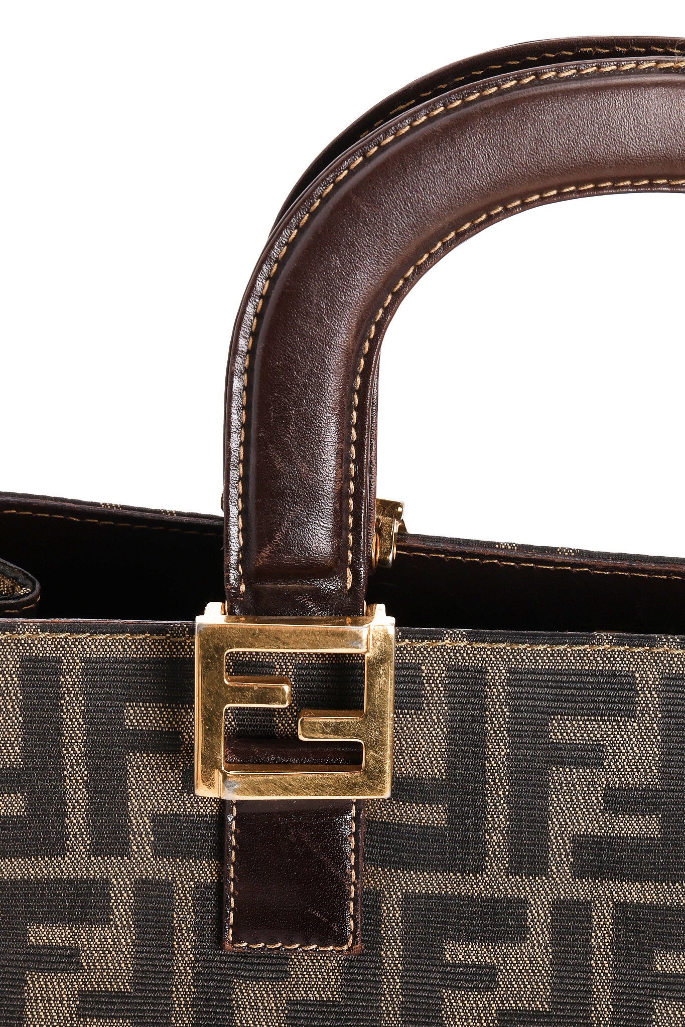 Fendi Zucca Top Handle Tote