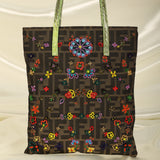 Fendi Zucca Beaded Mini Tote