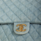 Chanel Denim Turnlock Backpack