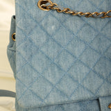 Chanel Denim Turnlock Backpack